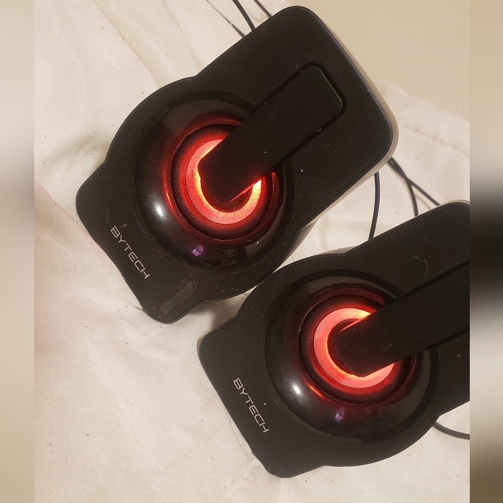 Bytech Led Desktop Speakers